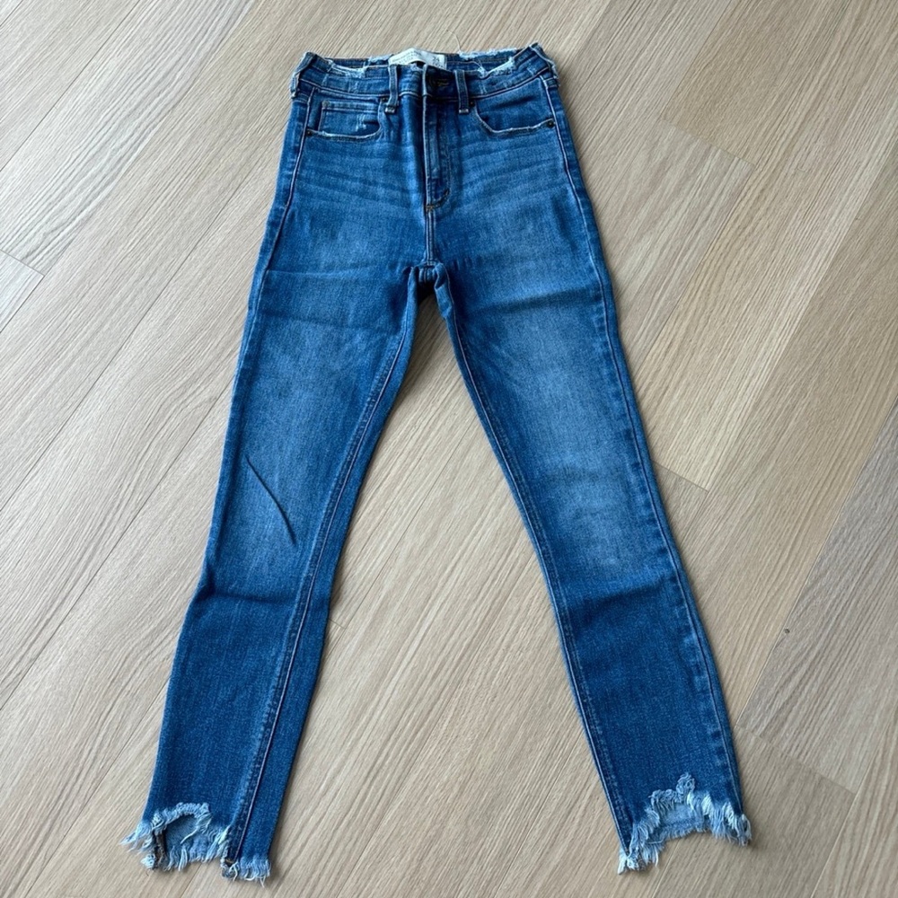Abercrombie & Fitch High Rise Skinny Ankle Jeans